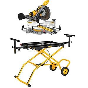 DeWALT 12" Double Bevel Sliding Compound Miter Saw w/ Saw Wheeled Stand $584 + Free S/H