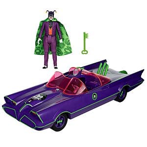 McFarlane Toys Gold Label: DC Retro Batmobile & The Joker Figure (Batman 66') $10.40 or Less