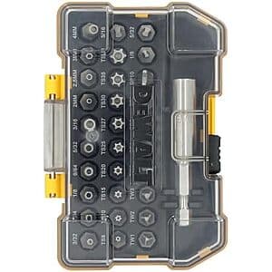 31-Pc DeWALT Security Screwdriver Bit Set w/ Storage Case $15