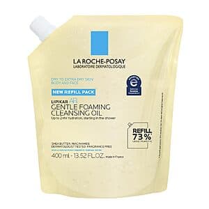 13.52-Oz La Roche-Posay Lipikar AP+ Gentle Foaming Cleansing Oil Refill Pack $13.50