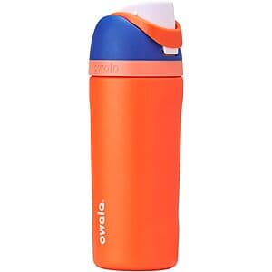 16-Oz Owala Kids FreeSip Insulated Stainless Steel Water Bottle with Straw $18.40