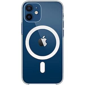 Apple iPhone 12 Mini Clear Polycarbonate Case w/ MagSafe Support $5.05