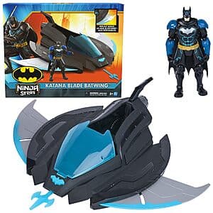 DC Comics Batman Ninja Strike 12" Katana Blade Batwing Vehicle w/ 6" Action Figure $8 or less