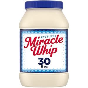 Select Amazon Accts: 30oz. Miracle Whip Original Mayo Jar $3.20 w/ S&S