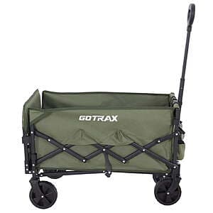 100L / 350-lb Capacity GOTRAX Collapsible Folding Wagon Cart (Green or Gray) $36 + Free S&H