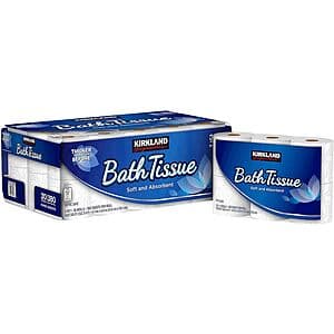 Select Costco Stores: 30-Pack Kirkland Signature 2-Ply Bath Tissue (380 sheets/roll) $18 (In-Store Only)