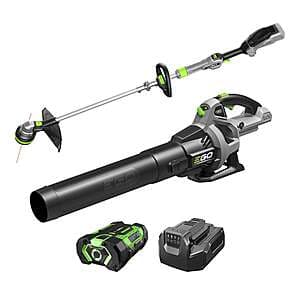 EGO POWER+ 56V 15" String Trimmer + 530 CFM Blower Kit w/ 2x 2.5Ah Batteries $289 + Free Delivery