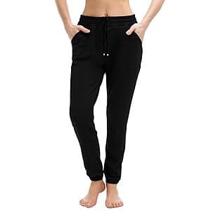 Walifrey Women's High-Rise Ankle Sweatpants w/ 4 Pockets (Various)