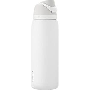 40-Oz Owala FreeSip Insulated Stainless Steel Water Bottle (Shy Marshmallow) $22.50