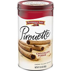 13.5-Oz Pepperidge Farm Pirouette Creme Filled Wafers (Various) $4.90 w/ S&S