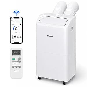 Refurb: Hisense 8,000 BTU Dual Hose Portable Inverter Air Conditioner $200 + Free S&H