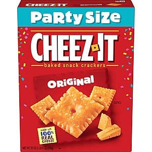 Select Regions: 25-Oz Cheez-It Baked Cheese Snack Crackers (Original) $4.25 w/ Subscribe & Save