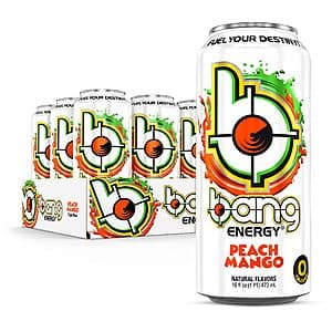 Select Accounts: 12-Count 16-Oz Bang Sugar-Free Energy Drink (Peach Mango) $14.65 w/ Subscribe & Save