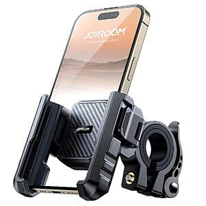 Joyroom Motorcycle & Bike Phone Mount (Black) $7