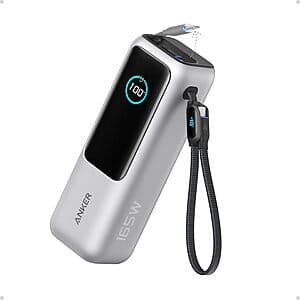 25,000mAh Anker Laptop Power Bank w/ 100W USB-C, up to 165W Max Output (Silver) $88 + Free Shipping