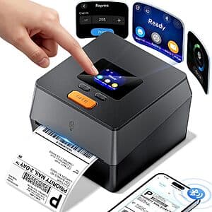 Phomemo D420D 4x6 Bluetooth Thermal Shipping Label Printer $70 + Free S&H
