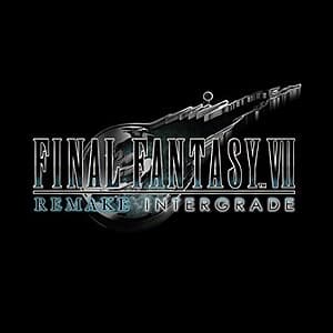 Final Fantasy VII: Remake Intergrade digital game cover art showing the main characters and vibrant neon-lit cityscape of Midgar.