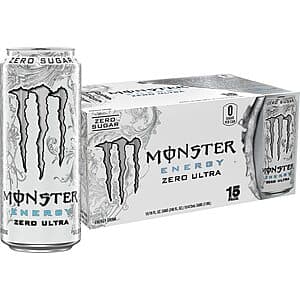 Select Accounts: 15-Ct 16-Oz Monster Sugar Free Energy Drink (Various) from $17.55 & More w/ S&S