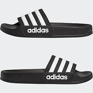 adidas Kids' Adilette Shower Slides (Core Black/Cloud White) $7.20 + Free Shipping