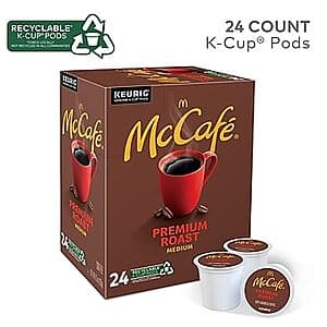 24-Count Keurig K-Cup Coffee Pods (Various) 2 for $10 + Free Store Pickup