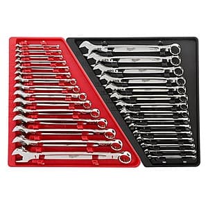 30-Piece Milwaukee Combination SAE and Metric Wrench Mechanics Tool Set $149.40 + Free Shipping