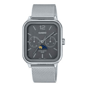 34mm Casio Men's Moon Phase Stainless Steel Watch $67.50 + Free S&H