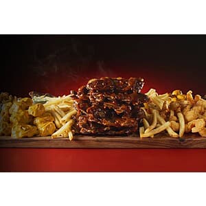 Applebee's All You Can Eat Boneless Wings, Riblets & Double Crunch Shrimp + Fries $16 (Dine-In Only at Participating Locations)
