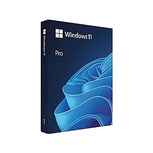 Microsoft Windows 11 (PC Digital Download Code): Home $20 or Pro