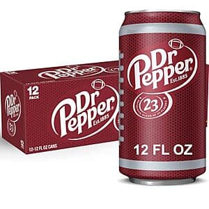 12-Pk 12-Oz Dr Pepper Soda 3 for $14.95 w/ S&S