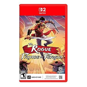 The Rogue Prince of Persia Nintendo Switch game case cover.