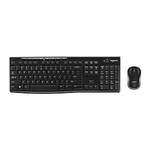 Logitech Peripherals: MK270 Wireless Keyboard & Mouse Combo $19.20 & More + Free S&H w/ Prime