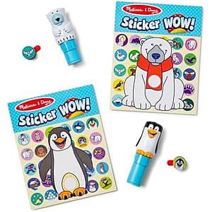 2-Count Melissa & Doug Sicker Wow! Polar Bear & Penguin Art & Craft Activity Set $9.10