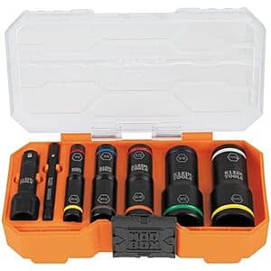 Klein Tools KNECT Flip-10 SAE Impact Socket Set (65618) $30