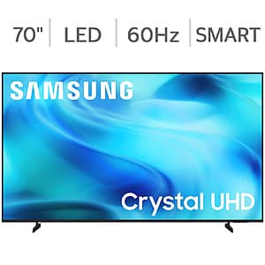 Costco Members: 70" Samsung U8000H Crystal UHD 4K Tizen Smart TV + 3-Yr Warranty $370 + Free Delivery