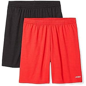 2-pk Men's Amazon Essentials Athletic Basketball Training Shorts (various) from $7.15