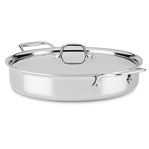 All-Clad Factory Seconds Sale: 6-Qt D3 Stainless Mother of All Pans w/ Lid $102 & More + Free S&H on $60+
