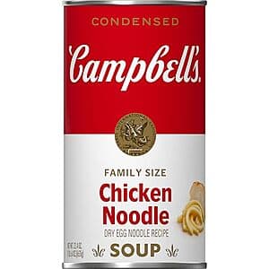 22.4-Oz Campbell’s Condensed Chicken Noodle Soup (Dry Egg Noodle Recipe) $1.20 w/ Subscribe & Save