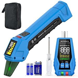 INSTRODUTS CBF01 Circuit Breaker Finder & GFCI Outlet Tester $23 + Free S&H