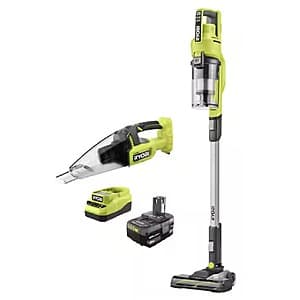 Ryobi ONE+ 18V Cordless Stick & Hand Vacuum Combo Kit w/ 4Ah Battery & Charger $169 or less + Free S&H