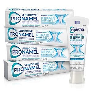 Select Accts: 4-Pack 3.4-Oz Sensodyne Pronamel Enamel Repair Toothpaste $15.60 w/ S&S