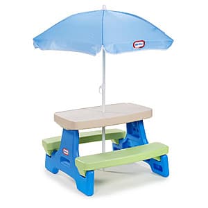 Little Tikes Easy Store Jr. Picnic Play Table w/ Umbrella $40.60 + Free Shipping & More