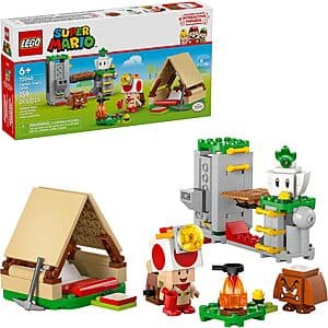 159-Piece LEGO Super Mario Captain Toad’s Camp Building Toy $8