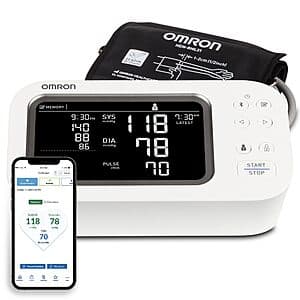 Omron Platinum Upper Arm Blood Pressure Monitor w/ AFib Detection $76.50 + Free S/H