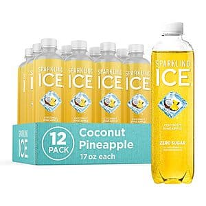 12-Pk 17-Oz Sparkling Ice Zero Sugar Sparkling Water (Various Flavors) from $10.35 w/ S&S