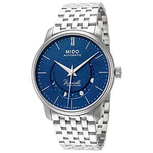39mm Mido Smiling Moon Automatic Blue Dial Men's Watch $539 + Free Shipping