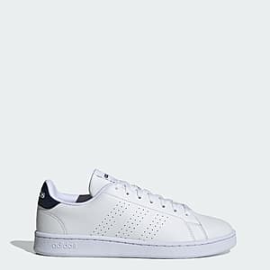 adidas Men's Advantage Shoes (Cloud White/Legend Ink) $21 + Free Shipping