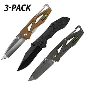 3-Pk Sanrenmu Folding Pocket Knives (Vol. 12) $20 + Free S&H