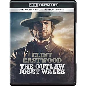 The Outlaw Josey Wales (4K Ultra HD + Digital) $13