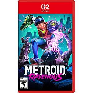 Metroid: Ravenous game case for Nintendo Switch 2 featuring cover artwork with game title and branding.