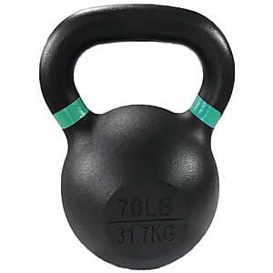 BalanceFrom Cast Iron Kettlebell: 100-lbs $93, 90-lbs $85, 80-lbs $76, 70-lbs $67 + Free Shipping
